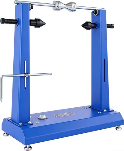 Motorcycle Wheel Balancer & Truing Stand, Heavy-Duty Static Tire Balancing Tool with Precision Bearings & Adjustable Cones, Fits Dirt Bike, Sport Bike & Motorcycle Wheels up to 35" in Kuwait