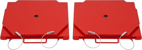 ALMULOO 2 Pack Wheel Alignment Turn Plates for Passenger Car & Light Truck Front Turnplate Turntable Set 9000 LBS Steel+Plastic Powder Coated in Kuwait