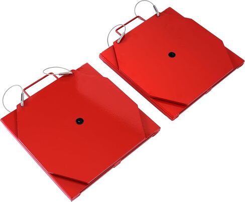 ALMULOO 2 Pack Wheel Alignment Turn Plates for Passenger Car & Light Truck Front Turnplate Turntable Set 9000 LBS Steel+Plastic Powder Coated in Kuwait
