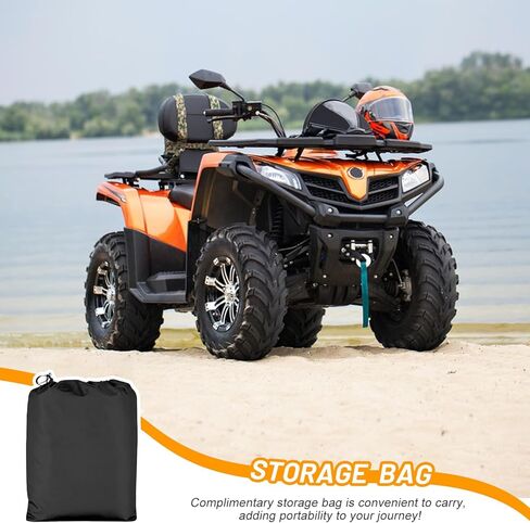 ATV Cover Waterproof,Heavy Duty Camouflage Desert Color Protects All Season Weather Outdoor Dustproof UV Protection Covers Suitable for Kawasak,Honda,Polaris (82" Inch) in Kuwait