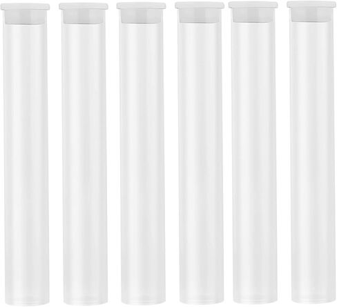 Beavorty 6Pcs Clear Plastic Empty Storage Tubes Empty Storage Tubes Incense Storage Tube Incense Sticks Container- Stick Sample Tubes with Cap for Incense Storage or Other Storage in Saudi Arabia