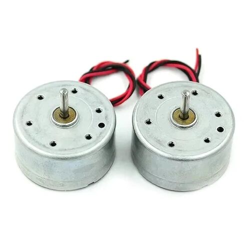 Mini Round DC Motor Micro 300, 3V 4.5V 5V, Brush Type, 2-Pin PH2.0mm Plug, for CD Player and Solar Projects, 10 Pack in Kuwait
