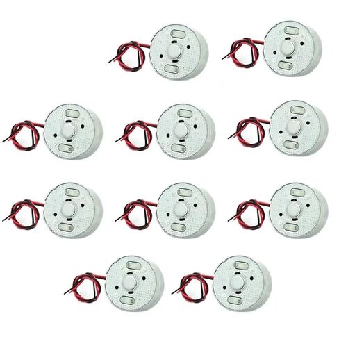 Mini Round DC Motor Micro 300, 3V 4.5V 5V, Brush Type, 2-Pin PH2.0mm Plug, for CD Player and Solar Projects, 10 Pack in Kuwait