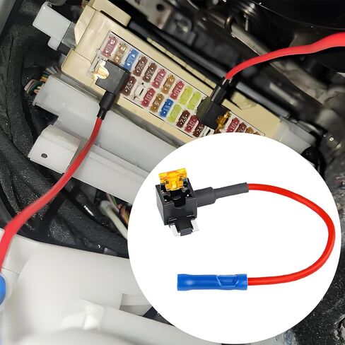 10 قطع محول صنبور مصهر للسيارة، 12 فولت 16 AWG، مجموعة متنوعة من حامل الصنابير ذات الشفرات الصغيرة، موصل مصهر السيارات المضاد للاهتزاز، عالمي لسيارات الدفع الرباعي والشاحنات والمركبات الترفيهية in Kuwait
