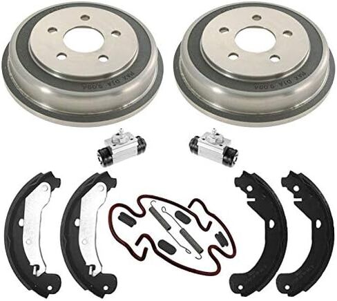 Rear 5 Lug Drums Shoes Wheel Cylinders Spring Kit for Chevrolet Cobalt HHR 06-08 in Kuwait