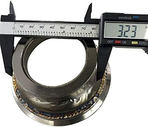 محول شفة على شكل حرف V من 4 إلى 2.5 بوصة لارتفاع العادم 2 بوصة in Kuwait