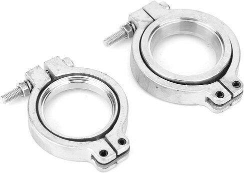 Wastegate V Band Kit, 44mm/1.7in V Band Clamp Kit Practical Accessory Replacement Moistures Corrossion Resistanc in Kuwait