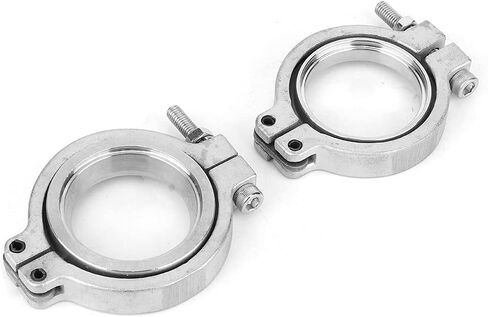 Wastegate V Band Kit, 44mm/1.7in V Band Clamp Kit Practical Accessory Replacement Moistures Corrossion Resistanc in Kuwait