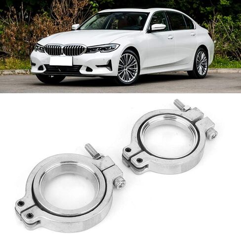 Wastegate V Band Kit, 44mm/1.7in V Band Clamp Kit Practical Accessory Replacement Moistures Corrossion Resistanc in Kuwait