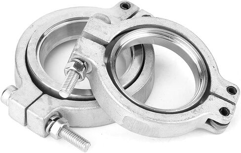 Wastegate V Band Kit, 44mm/1.7in V Band Clamp Kit Practical Accessory Replacement Moistures Corrossion Resistanc in Kuwait
