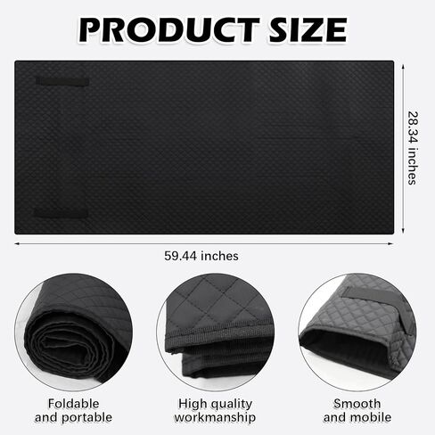 Innovative Magical Rolling Creeper Mat, 60"x28" Heavy-Duty Automotive Repair Mat, Portable Under Car Crawler Pad for Mechanics, Garage Use, Self-Driving Tour & Long-Haul Truck Maintenance in Kuwait
