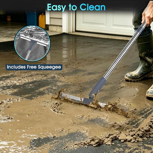 ToLanbbt 7'9" x 18' Garage Floor Mat, Heavy Duty Water Containment Mat with 1.2" Raised Edges, Protection from Snow Mud Rain and Oil, Non-Slip Garage Parking Mat for SUVs Trucks in Kuwait