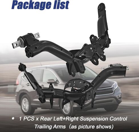 Rear Left&Right Suspension Control Trailing Arms Kit Fits for Honda CR-V CRV 2012 2013 2014 52371-T0G-A02 52370-T0G-A02 52371-T0A-A02 52370-T0A-A02 in Kuwait