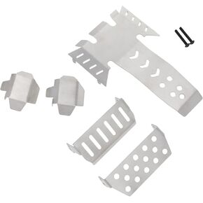 RC Steel Chassis Armors Protection Skid Plate Upgrade Chassis Armors Set for VP VS4-10 Phoenix VPS09007 Parts in Kuwait