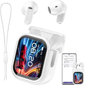 NE20 AI Translation Earbuds Real Time: 3-in-1 Translation Headphones with Touch Screen, 135 Languages, Translator Earbuds with 60H Playtime, Support Playing Music Phone Calls for Travel in Kuwait