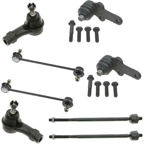 لفورد التركيز 2000-2004 مثبت Sway Bar Kit يسار يمين 8 قطعة مفاصل كروية داخلية سفلية قضبان ربط أمامية خارجية 2 in Kuwait