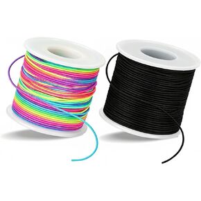 Elastic String for Bracelets Stretchy Bracelet String 4 Roll 656 Feet Elastic Cord for Bracelets Making Strings Beading Cords Threads for Bracelet Beading Necklace Craft DIY Jewelry Making Supplies in Saudi Arabia