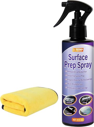 Surface Prep Spray Automotive – Surface Degreaser for Auto Paint Prep, Removes Wax, Oil & Dirt Without Residue, Paint-Safe Formula, Enhances Bonding for Ceramic Coating & Sealant – 150ml/5oz in Kuwait