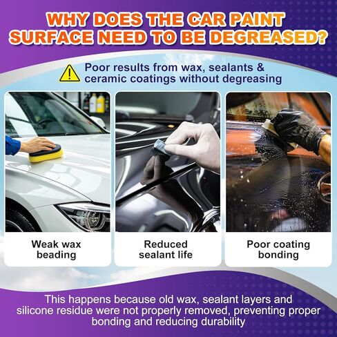 Surface Prep Spray Automotive – Surface Degreaser for Auto Paint Prep, Removes Wax, Oil & Dirt Without Residue, Paint-Safe Formula, Enhances Bonding for Ceramic Coating & Sealant – 150ml/5oz in Kuwait