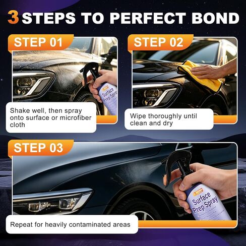 Surface Prep Spray Automotive – Surface Degreaser for Auto Paint Prep, Removes Wax, Oil & Dirt Without Residue, Paint-Safe Formula, Enhances Bonding for Ceramic Coating & Sealant – 150ml/5oz in Kuwait