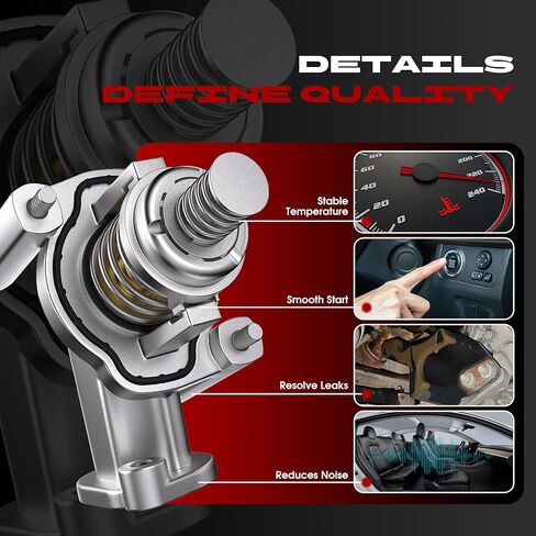 ترقية مجموعة مبيت ترموستات الألومنيوم المتوافقة مع Chevy Camaro 2016-2022، Colorado 2017-2022 GMC Canyon، Cadillac ATS CTS CT6 2016-2019، يستبدل 902-2121 12647180 12670209 in Kuwait