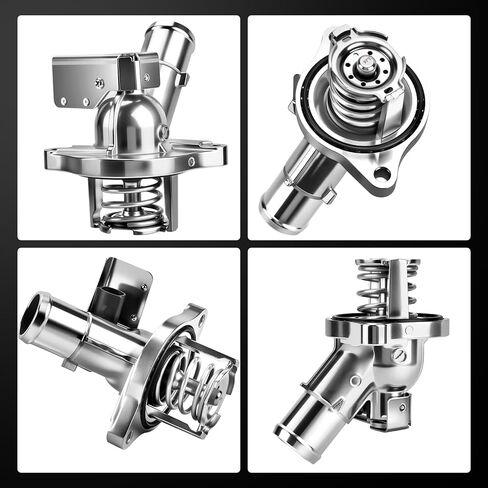 Engine Coolant Thermostat Housing Assembly 902-2125 Upgraded Aluminum Fits for Chevrolet Colorado 2015-2019, Malibu 2013-2014, GMC Canyon 2015-2019, Cadillac ATS 2013-2017, Chevy S10 2016-2017 in Kuwait