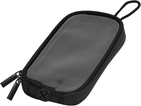 Universal 7'' Magnetic Tank Bag with Headphone Hole PU Leather Waterproof Motorbike Saddlebag for Motorcycle Item Replacement in Kuwait