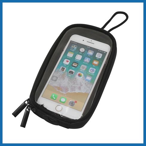 Universal 7'' Magnetic Tank Bag with Headphone Hole PU Leather Waterproof Motorbike Saddlebag for Motorcycle Item Replacement in Kuwait