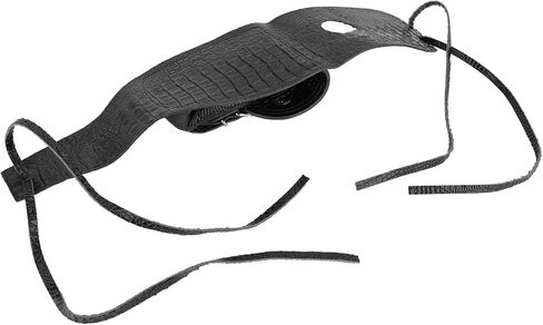 Motorcycle PU Leather Fuel Pad with Pouch - Install for Bikers (Black Crocodile) in Kuwait