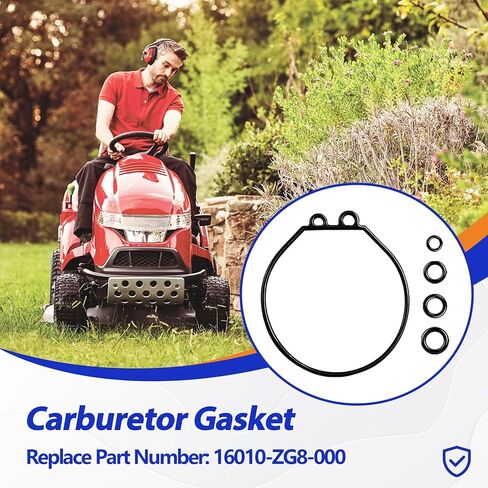 16010-ZG8-000 Carburetor Gasket Fit for Honda EB11000 Generator GX610 GX620 GXV620 Engine H4518H H5518,Lawn Tractor Carb Sealing Gaskets Kit in Kuwait