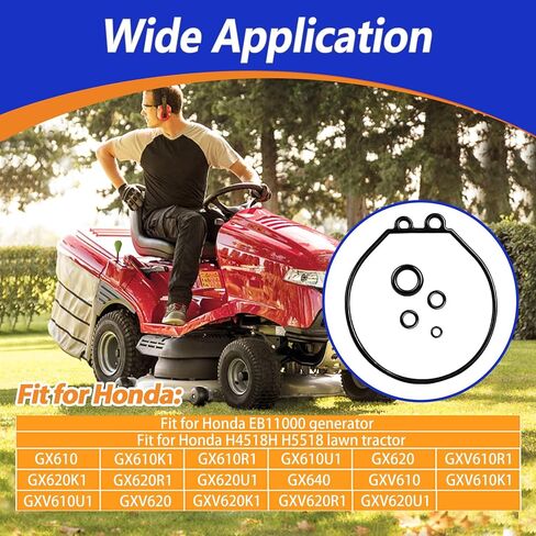 16010-ZG8-000 Carburetor Gasket Fit for Honda EB11000 Generator GX610 GX620 GXV620 Engine H4518H H5518,Lawn Tractor Carb Sealing Gaskets Kit in Kuwait