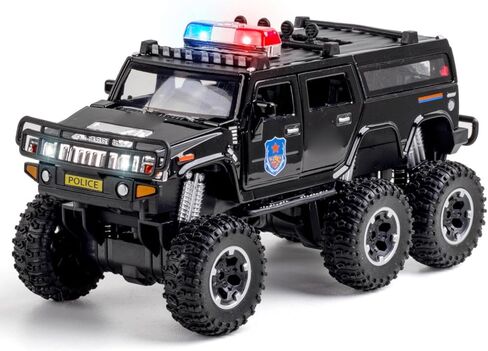 Simulation 1:32 Model H2 Alloy Police Lengthen Car Model Off-Road Vehicles Model US in Kuwait