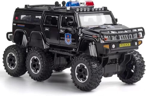 Simulation 1:32 Model H2 Alloy Police Lengthen Car Model Off-Road Vehicles Model US in Kuwait