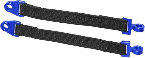2X Suspension Rear Travel Limit Straps for Traxxas 1/7 UDR RC Car, Blue in Kuwait