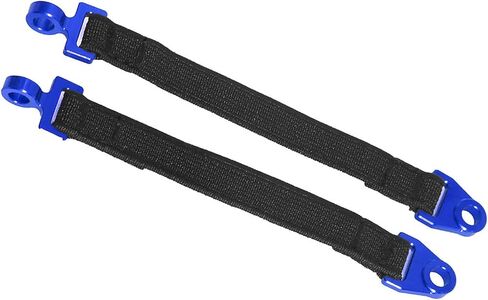 2X Suspension Rear Travel Limit Straps for Traxxas 1/7 UDR RC Car, Blue in Kuwait