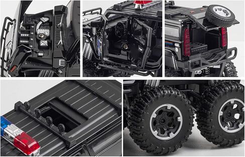 Simulation 1:32 Alloy Model H2 Police Lengthen Car Model Off-Road Vehicles in Kuwait