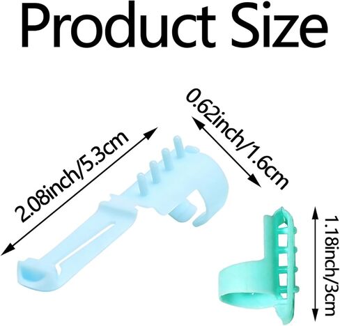 Milovgvset 12PCS Adjustable Plastic Crochet Tension Rings, Yarn Guide Rings for Crocheting Knitting Finger Holders for Yarn Separation Tension Control for Mom Grandma Women Knitting Lover in Kuwait