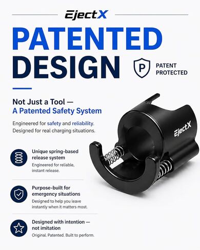 Tesla Supercharger Release Tool – Stay in Your Car. Leave Instantly | EjectX | NACS Compatible Model 3 Y X S【5 Year Warranty】 in Kuwait