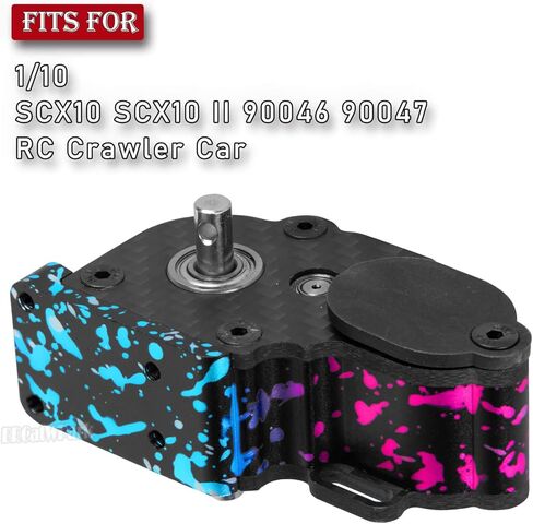 Aluminum LCG Transmission Gearbox Upgrades Part for 1/10 SCX10 SCX10 II 90046 RC Crawler Car,BRCatWPark RC Low Center of Gravity highperformance Transmission Gearbox,Colour in Kuwait