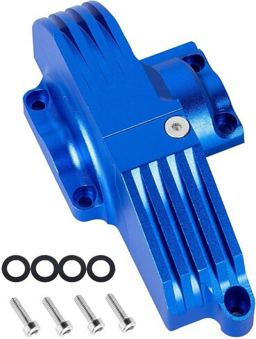 RC Aluminum Gear Cover Box Upgrades Part for 1/10 Maxx 89086-4 89076-4 Rc Car,Aolly Gear Cover Box Hops Up,Replaces 8987,Navy Blue in Kuwait