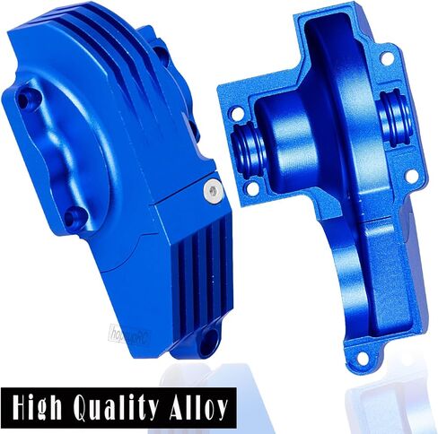 RC Aluminum Gear Cover Box Upgrades Part for 1/10 Maxx 89086-4 89076-4 Rc Car,Aolly Gear Cover Box Hops Up,Replaces 8987,Navy Blue in Kuwait