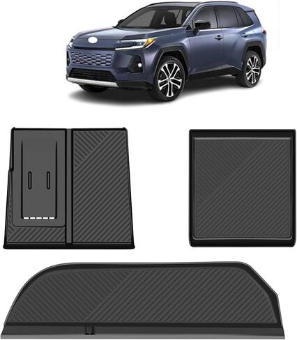 Console Silicone Storage Box Insert Compatible with Toyota 2026 RAV 4 XSE GR Sport Hybrid Limited XLE Woodland 2026 RAV 4 Interior Organizer Accessories in Saudi Arabia