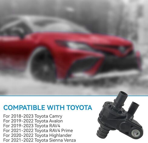 صمام التحكم في مياه التبريد متوافق مع 2018-2023 تويوتا أفالون كامري RAV4/2019-2022 ES300h ES350 يستبدل # 16671-25010، 1667125010، FSVT-9002 in Kuwait