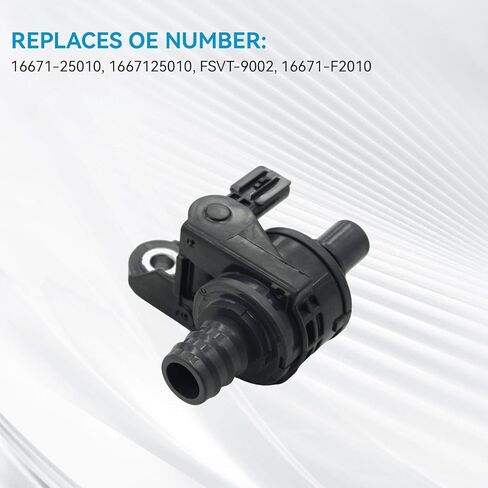 صمام التحكم في مياه التبريد متوافق مع 2018-2023 تويوتا أفالون كامري RAV4/2019-2022 ES300h ES350 يستبدل # 16671-25010، 1667125010، FSVT-9002 in Kuwait