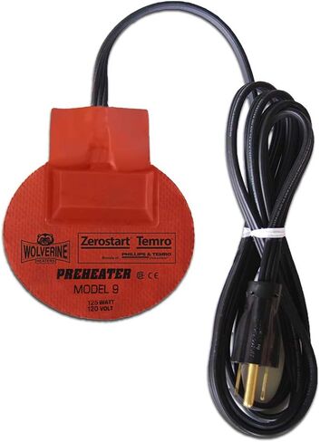 Zerostart 3400120 Silicone Pad Heater Engine Oil, Transmission Fluid, Reservoir and Hydraulic Fluid Heater, 3" (7.6 cm) Diameter | CSA Approved | 120 Volts | 125 Watts in Kuwait
