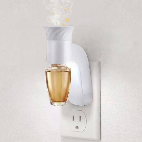 قابس عطر الحائط Saillong مع ضوء ليلي متوافق مع عطر WallFlower للاستحمام والجسم، مع قابس ناشر للزيوت العطرية بتصميم قابس دوار للمنزل والمكتب (1) in Saudi Arabia