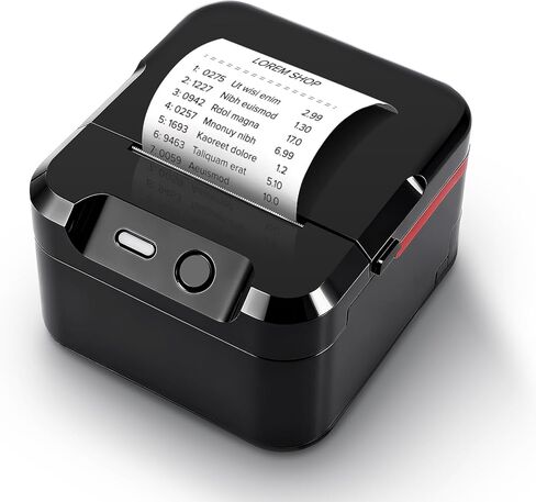 POS Printer, 58mm USB Thermal Receipt Printer, Restaurant Kitchen Printer with Cutting Support Cash Drawer USB Serial Interface for Windows/Mac/Linux in Kuwait