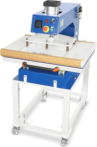 MechMaxx 24x32 Inch (60x80cm) Industrial Pneumatic Single Station Heat Press Slide-Out Worktable LCD Touchscreen Sublimation Machine with AIRTAC Pneumatic Components (220V 8HP),PS2432S in Kuwait