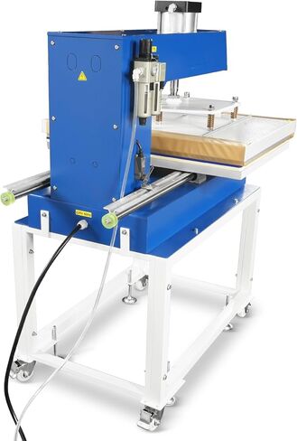 MechMaxx 24x32 Inch (60x80cm) Industrial Pneumatic Single Station Heat Press Slide-Out Worktable LCD Touchscreen Sublimation Machine with AIRTAC Pneumatic Components (220V 8HP),PS2432S in Kuwait