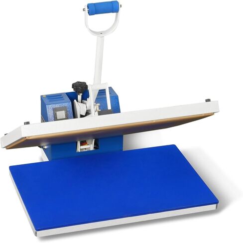 MechMaxx 16"x24" (40x60cm) Manual Heat Press 110V 1.87HP/1400W - Teflon-Coated Aluminum Heating Plate, Iron Worktable, High Pressure for Heat Transfer,MS1624-I in Kuwait
